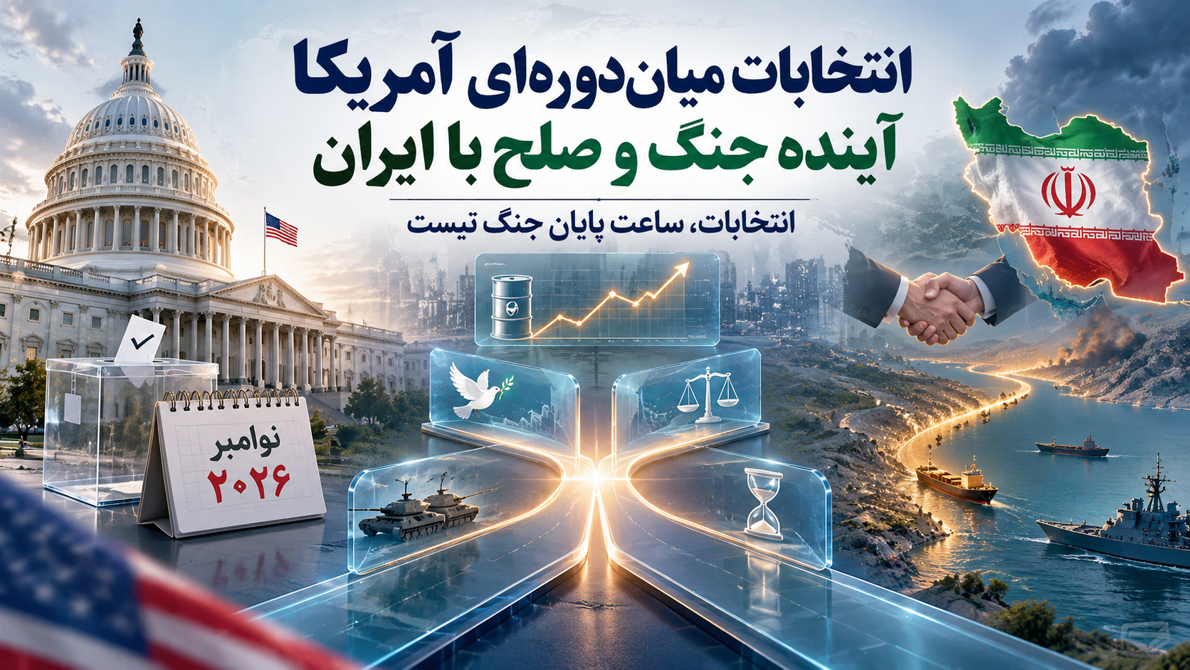 تصویر مقاله «میاندورهای آمریکا و آینده جنگ و صلح با ایران»
